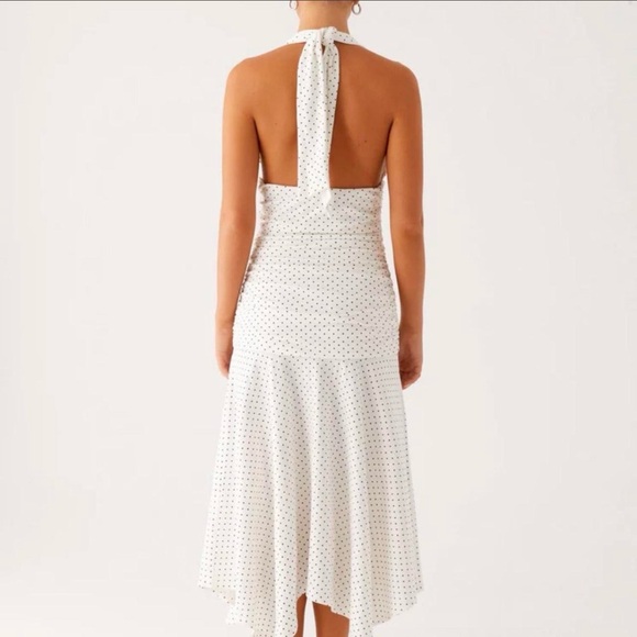 Peppermayo White Backless Polka Dot Dress - Picture 2 of 4